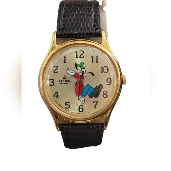 1988 BackWards Goofy Lorus Seiko Disney 28mm Quartz Watch Vintage Rare NIP - Picture 8 of 12
